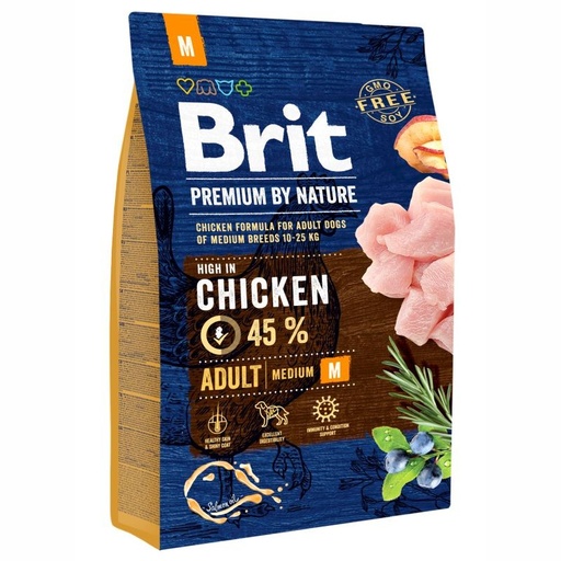 BRIT PREMIUM ADULTO MEDIUM POLLO 3 KG