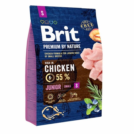 BRIT PREMIUM JUNIOR SMALL POLLO 3 KG