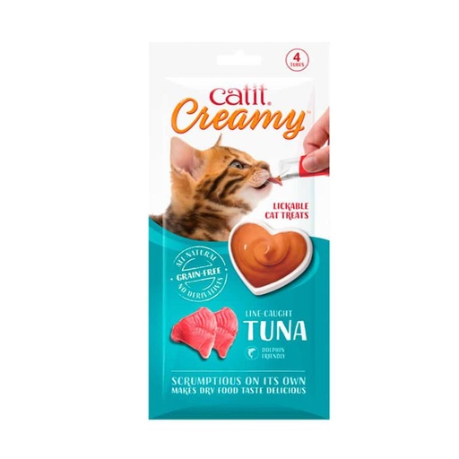 CAT IT CREAMY ATÚN 4 X 10 GR