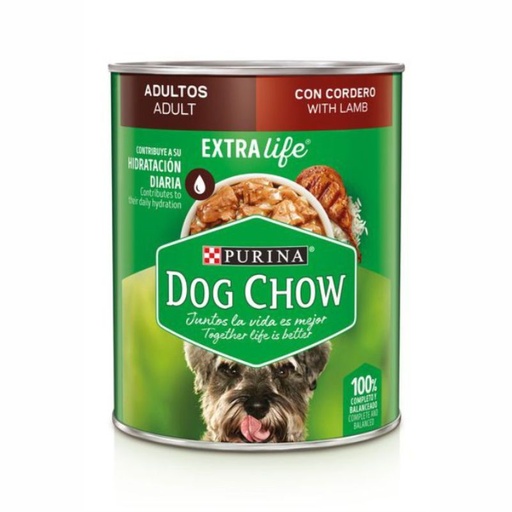 DOG CHOW LATA CORDERO Y ARROZ 374 G