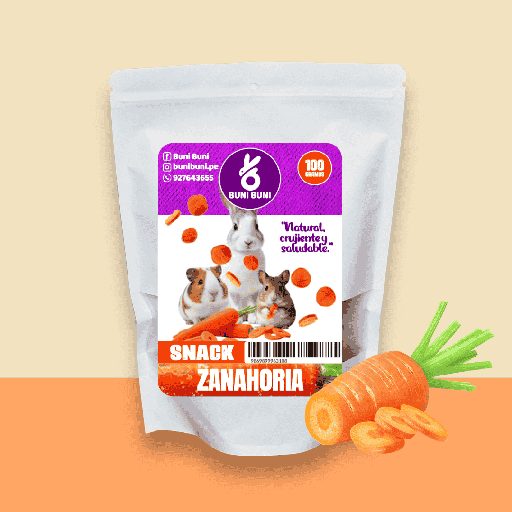 BUNI BUNI SNACKS DE ZANAHORIA 100 G