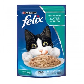 FELIX POUCH ATÚN EN SALSA 85 G