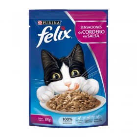 FELIX POUCH CORDERO EN SALSA 85 G