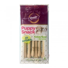 GNAWLERS PUPPY SNACK PETTIDE BONE X 6 UNID