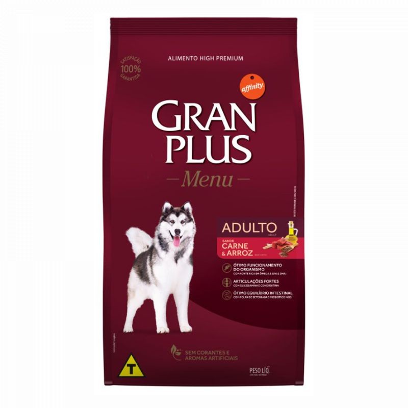 GRAN PLUS PERRO ADULTO MED/GRA CARNE & ARROZ 15 KG