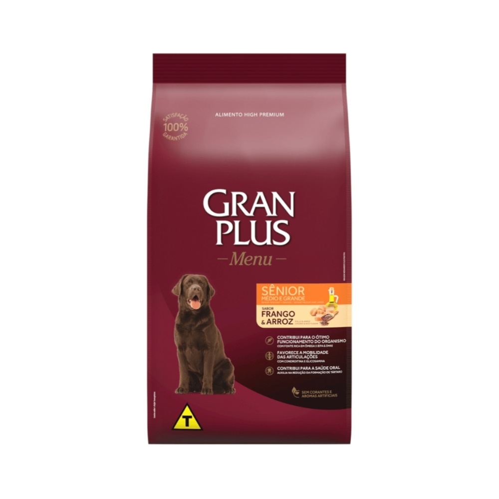 GRAN PLUS PERRO SENIOR POLLO & ARROZ 3 KG