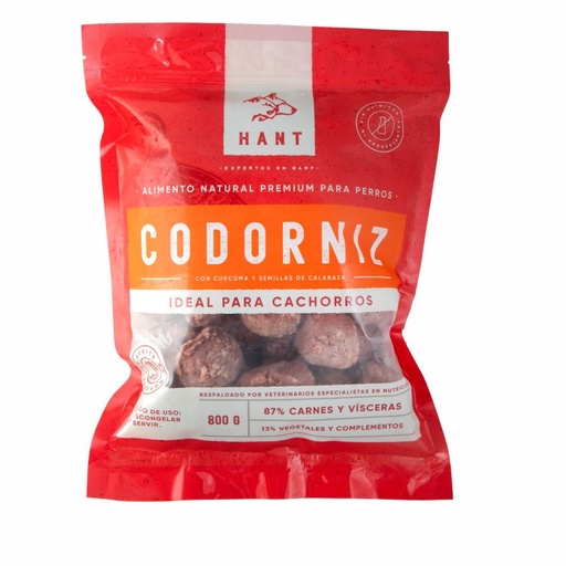 HANT PERRO CODORNIZ 800 G