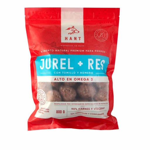 HANT PERRO RES/JUREL 800 G