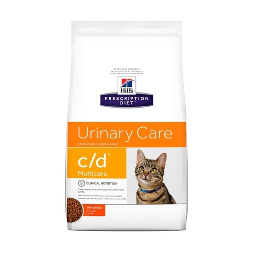 HILLS PD FELINE C/D CUIDADO URINARIO 1.8 KG
