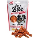 LET'S BITE MEAT SNACKS PURE SALMON SLICES 80GR