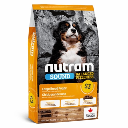 NUTRAM S3 SOUND LARGE BREED PUPPY 11.4 KG
