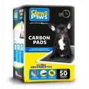 PAÑALES CLAWS & PAWS X 50 PADS CARBÓN (60X60 CMS.)