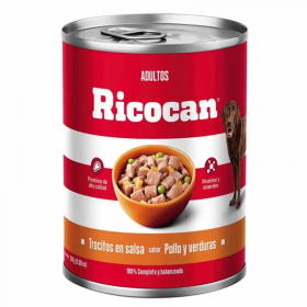 RICOCAN LATA ADULTO TROZOS DE POLLO 280 G