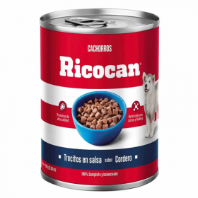 RICOCAN LATA CACHORRO TROZOS DE CORDERO 280 G