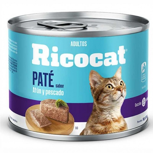 RICOCAT ATUN Y PESCADO PATE LTA 160G