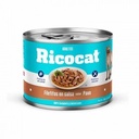 RICOCAT LATA TROZOS PAVO 160 G