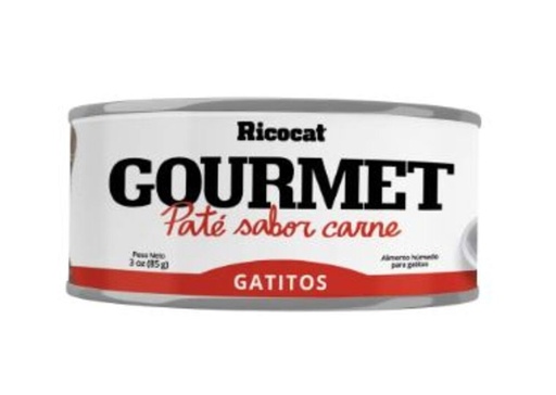RICOCAT LATA GOURMET CARNE GATITOS 85 G