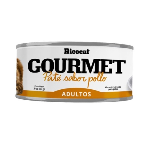 RICOCAT LATA GOURMET POLLO 85 G