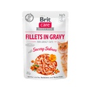 BRIT CARE CAT FILLETS IN GRAVY WITH SAVORY SALMON 85 G