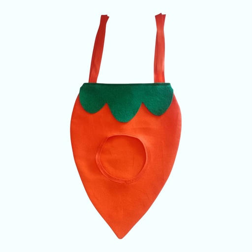 HENERA DE TELA MODELO ZANAHORIA 35*26 CM