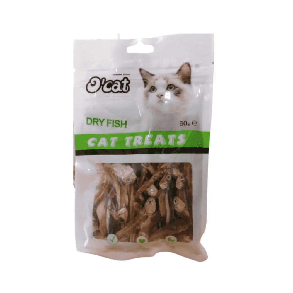 O´CAT TREATS DRY FISH 50 G