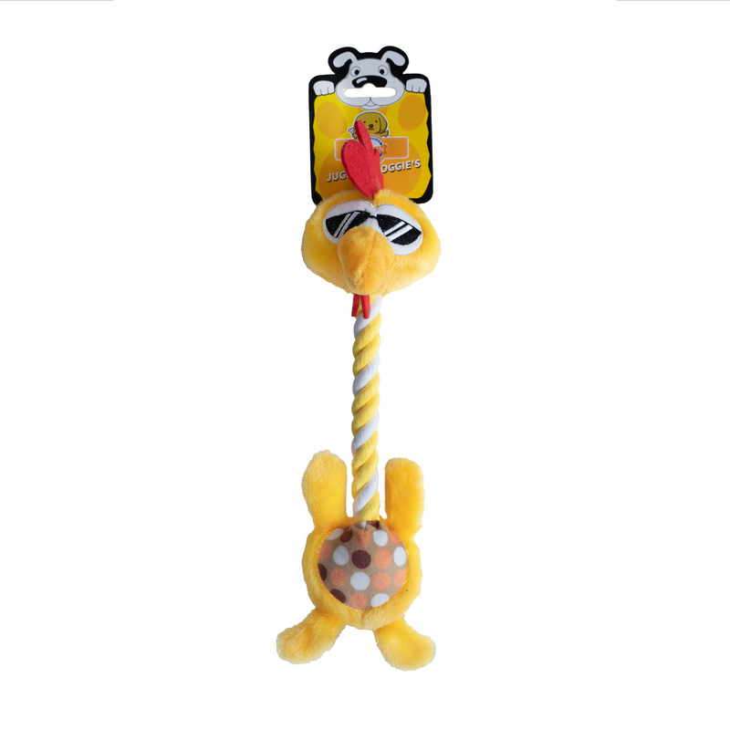 P8305 PELUCHE POLLO CON GAFAS