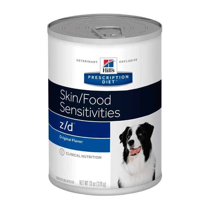 HILLS LATA PATÉ CANINE Z/D SENSIBILIDADES ALIMENTARIAS 370 G 