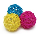 JUGUETE GATO PELOTAS MIMBRE - LXH111