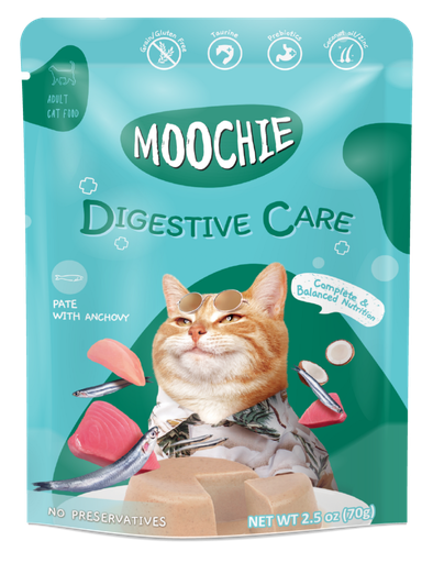MOOCHIE CAT POUCH - DIGESTIVE CARE 70 G