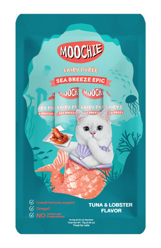 MOOCHIE CAT TUNA & LOBSTER FLAVOR 25 SACHET 15 G