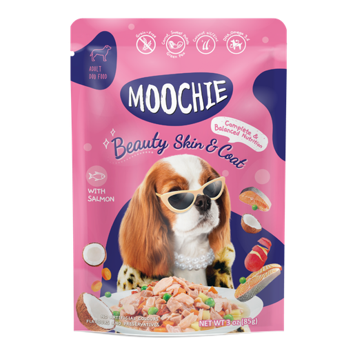 MOOCHIE DOG POUCH - BEAUTY SKIN & COAT 85 G 