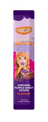 MOOCHIE CAT CHICKEN & SWEET PURPLE POTATO FLAVOR 1 SACHET 15 G