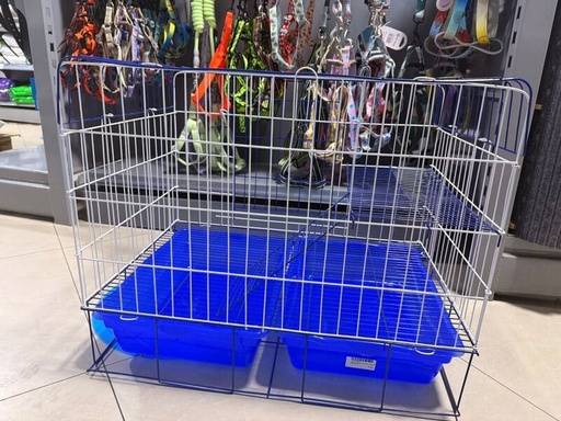 JAULA PARA CONEJO DOBLE BANDEJA 43*64*50 CM