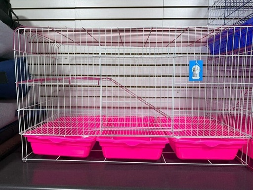 JAULA PARA CONEJO TRIPLE BANDEJA 97*56*43 CM