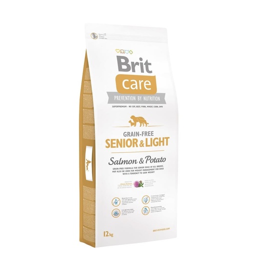 BRIT CARE SENIOR & LIGHT SALMON 12 KG
