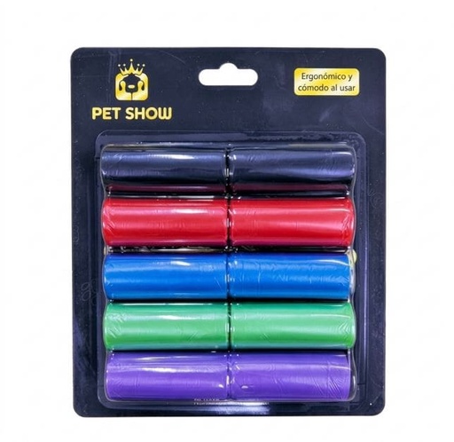 BOLSAS RECOLECTORAS LISAS X 10 ROLLOS - LJD54001 