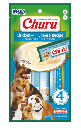 CHURU PERRO POLLO Y QUESO 140 G/4 TUBOS