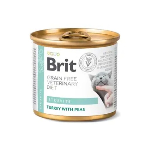 BRIT MEDICADO LATA GATO STRUVITE 200 G