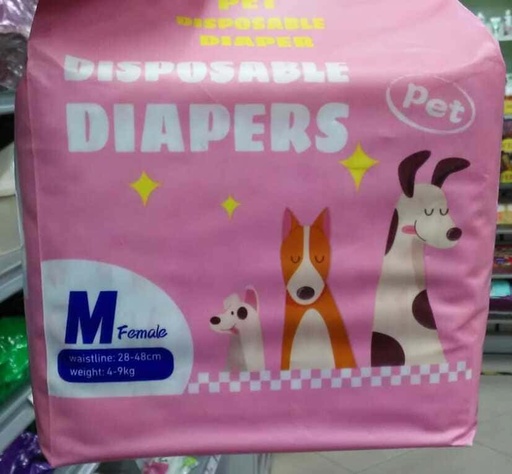 PAÑALES PARA HEMBRA TALLA M