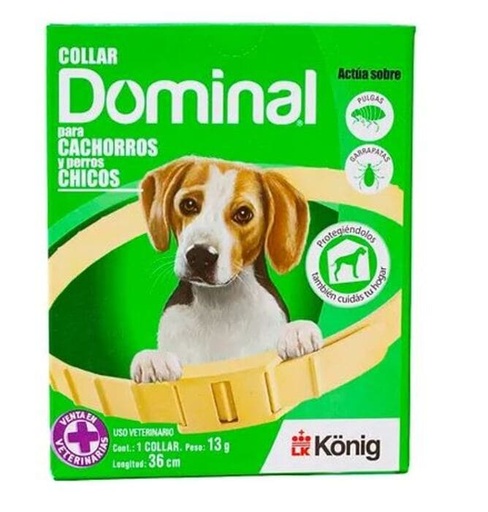 DOMINAL COLLAR ANTIPULGAS CACHORRO/PERRO PEQUEÑO
