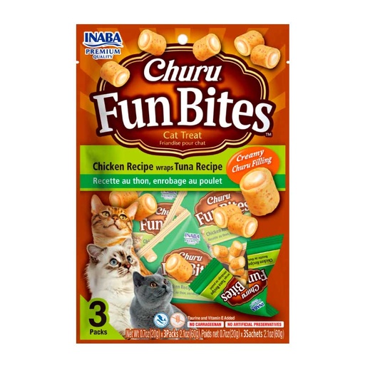 CHURU FUN BITES CHICKEN & TUNA & SCALLOP 20 G