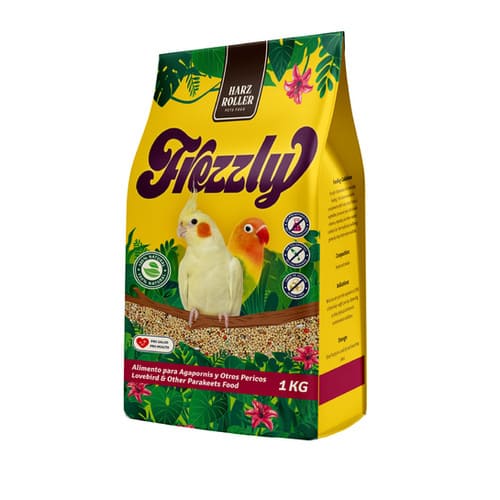 FREZZLY ALIMENTO PARA AGAPORNIS Y OTROS PERICOS 1 KG
