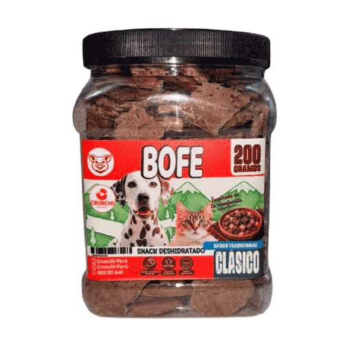 CRUNCHI BOFE DE CERDO FRASCO X 200 G