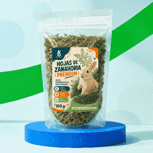 BUNI BUNI HIERBA HOJAS DE ZANAHORIA 100 GRAMOS