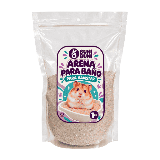 BUNI BUNI ARENA PARA BAÑO HAMSTER 1KG